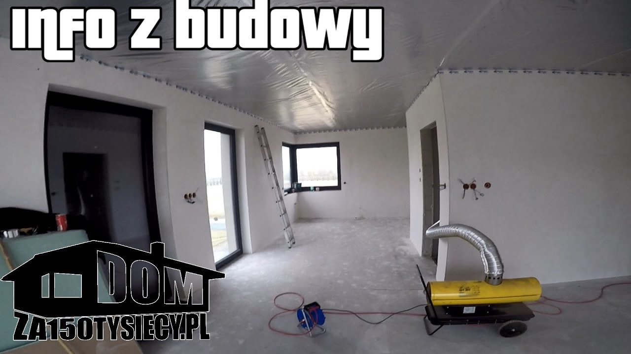 Jak samemu zamontować folię paroizolazyjną? Czy nagrzewnica 20KW wystarczy? #domza150tysiecy.pl