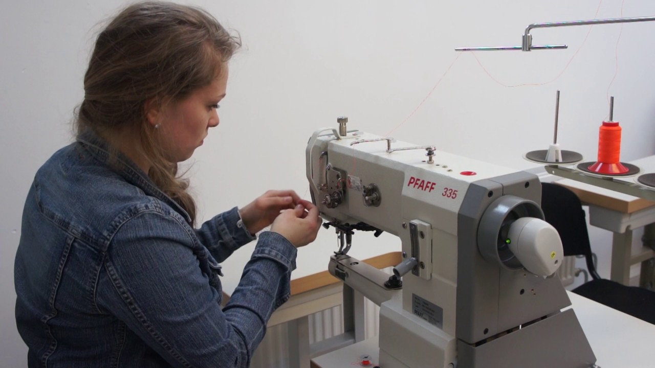 Threading the machine