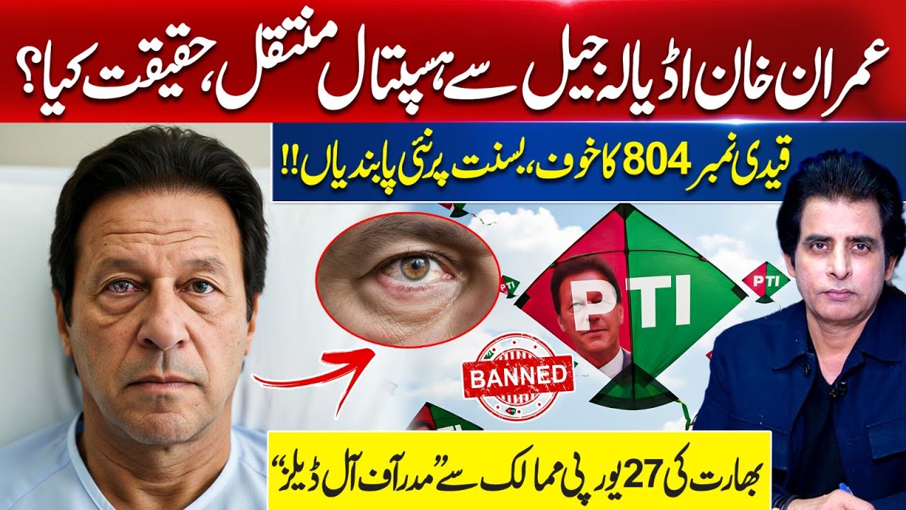 Imran Khan Hospitalized from Jail?Fear of Qaidi No. 804 On Basant India–EU Mega Deal | Irshad Bhatti