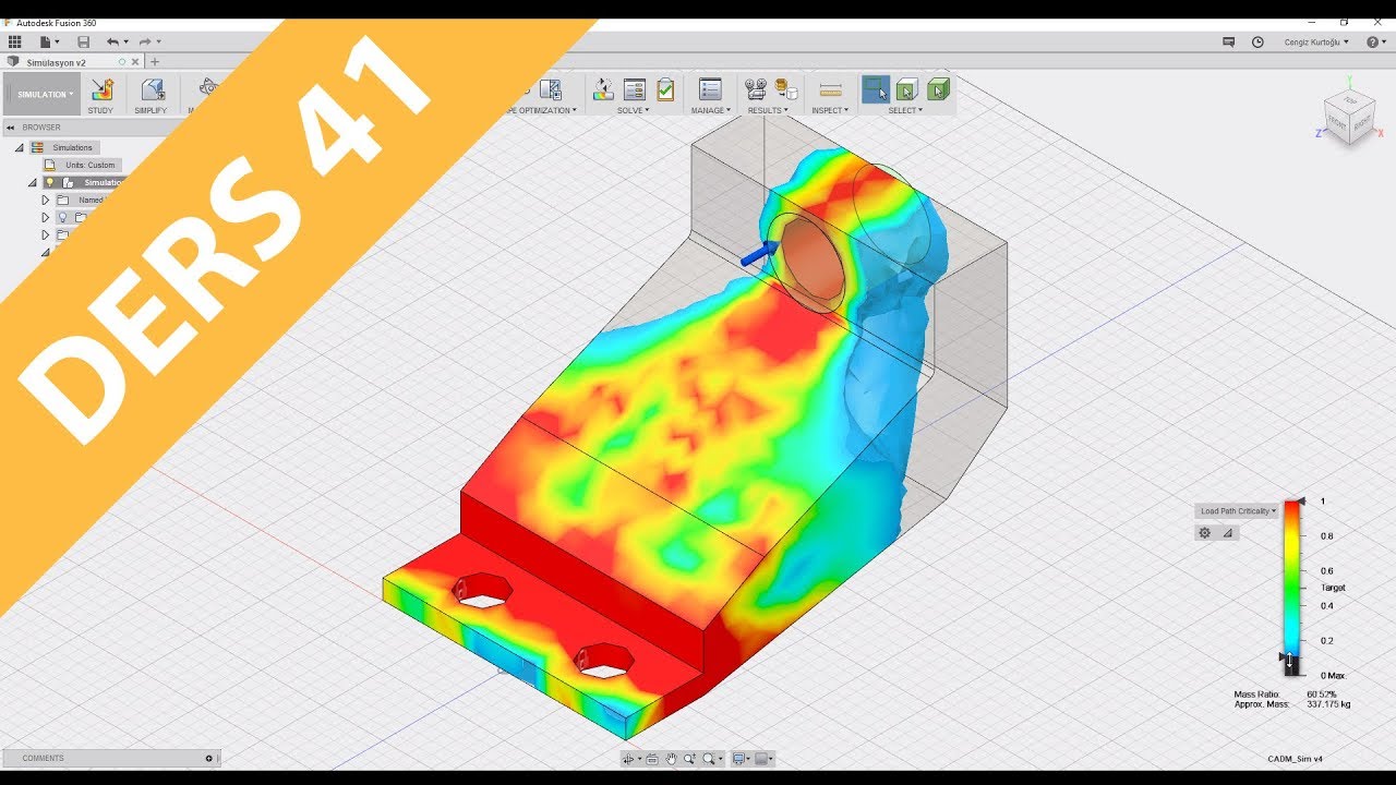 Fusion 360 ile Katı Modelleme Eğitimi - Ders 41