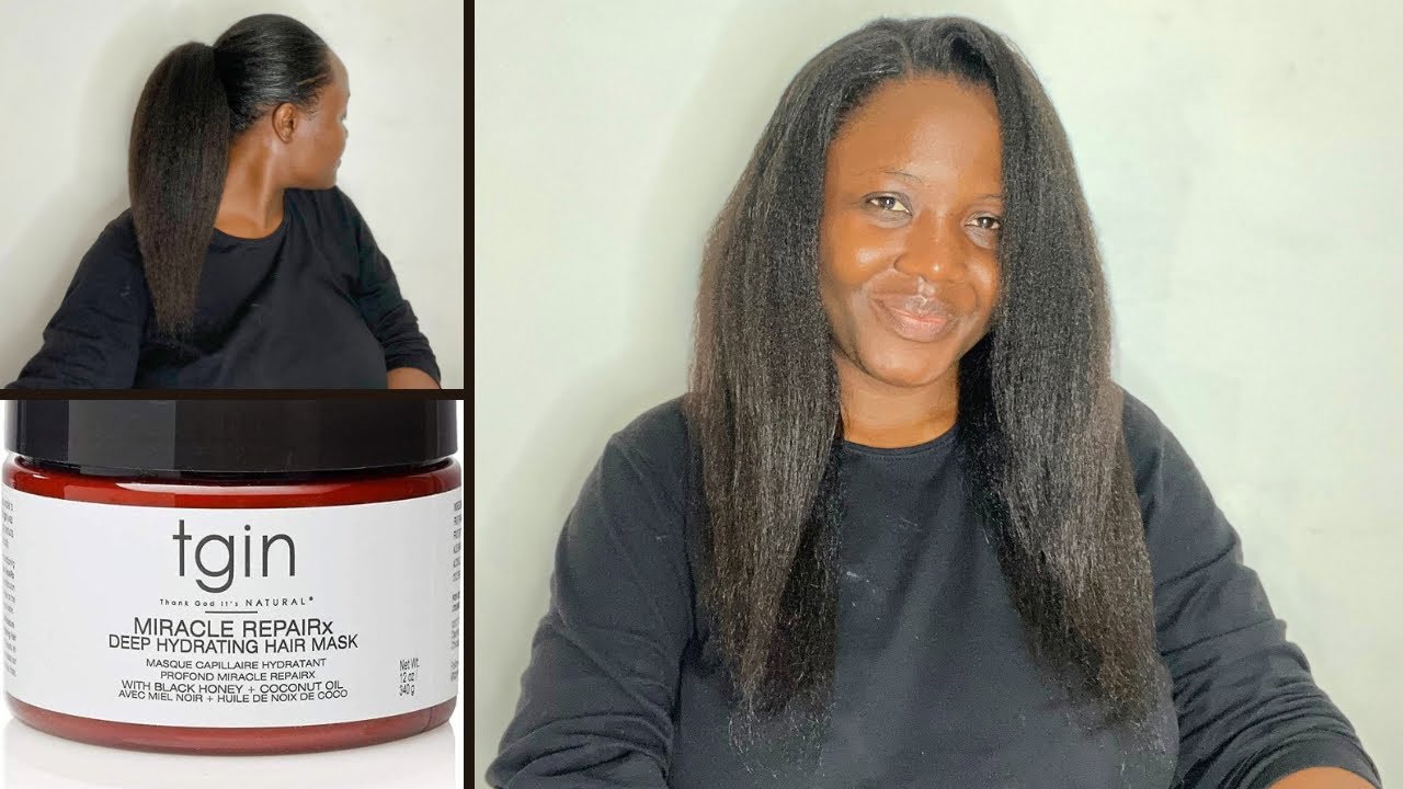 TGIN DEEP CONDITIONER REVIEW // MOISTURE WASHDAY