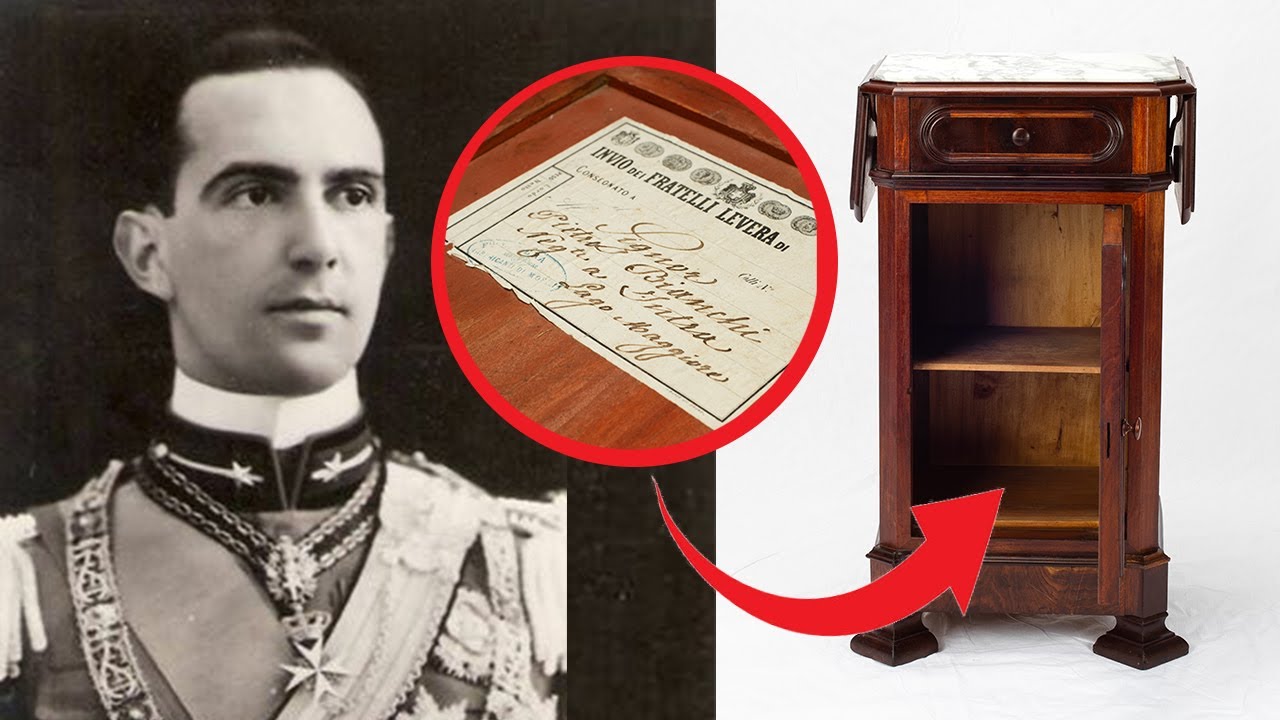 This ITALIAN Nightstand Holds A ROYAL Secret...