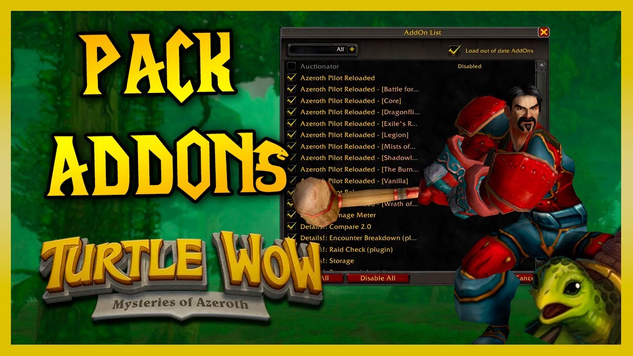 🔥 MI PACK de ADDONS 🔥 Los MEJORES para TURTLE WoW
