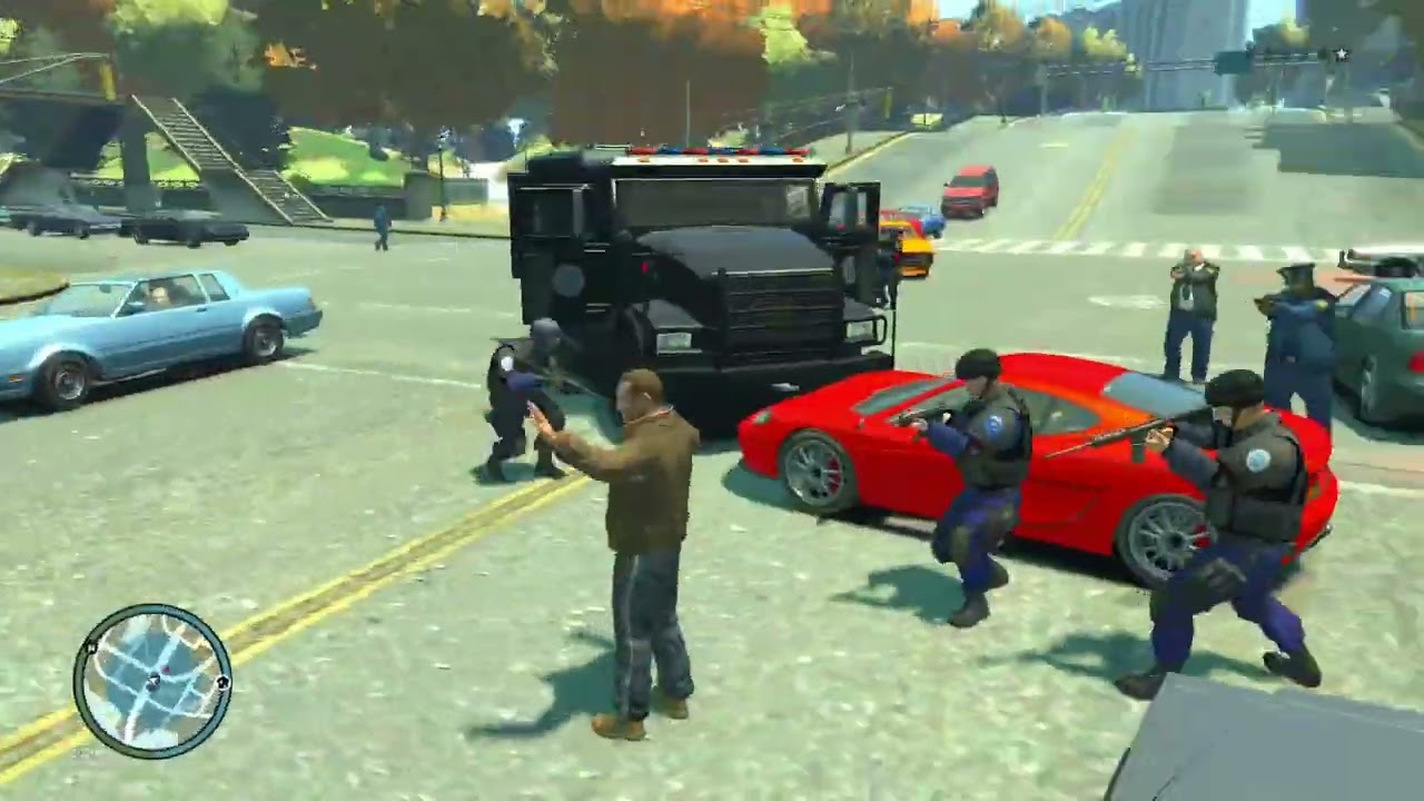 GTA 4 & EFLC (TCE) GAMEPLAY Test p30 - Busted Compilation 23 [HD]