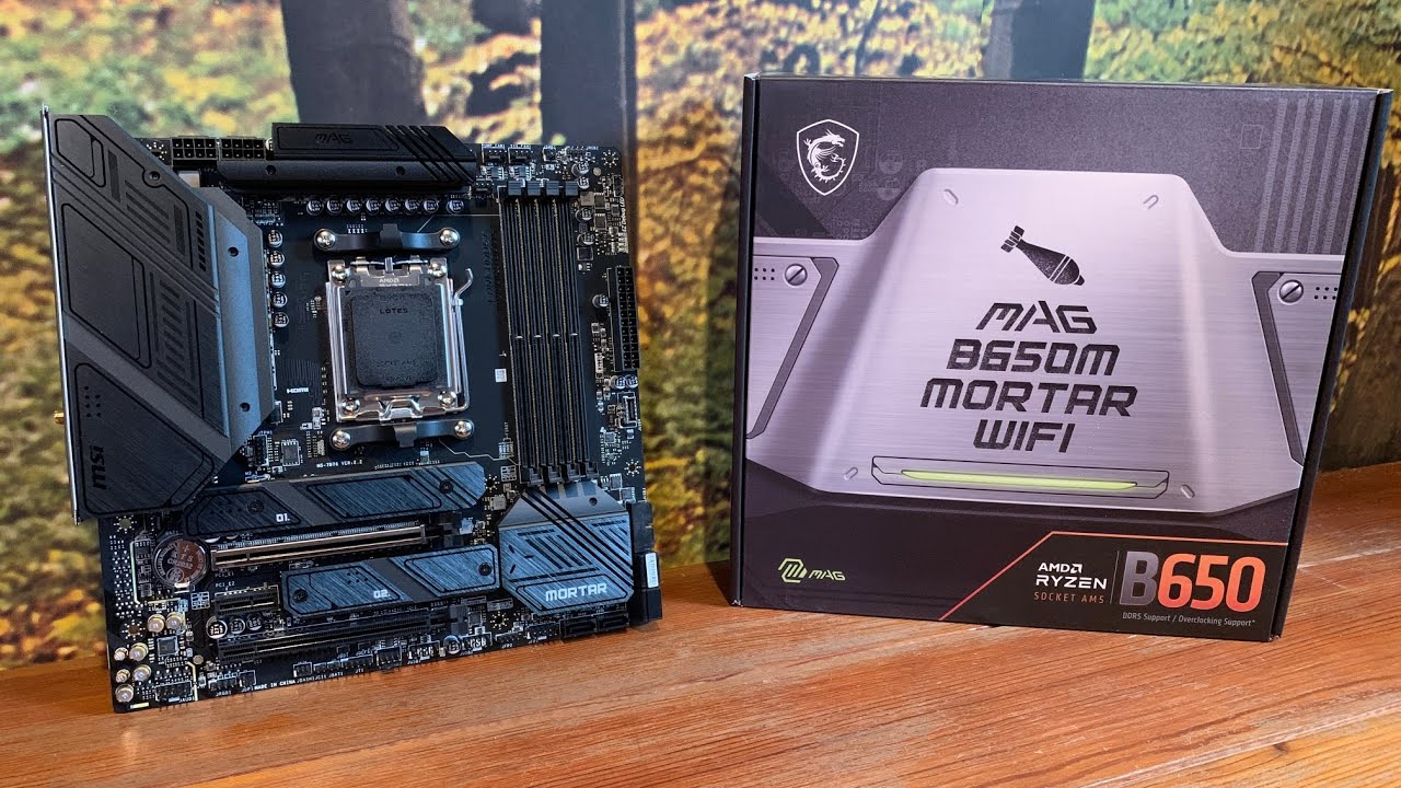 Unboxing - MSI B650M - MAG Mortar WiFi - AM5 Ryzen ready - DDR5