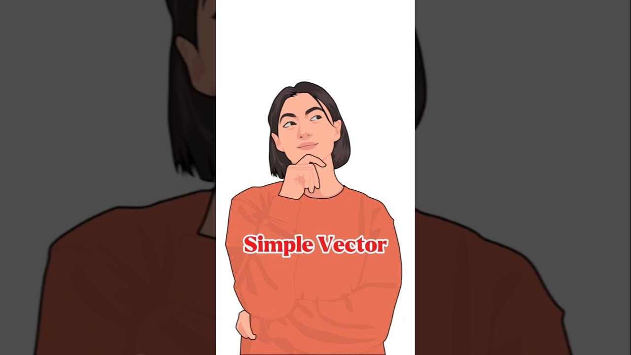 Simple Vector #vector #illustrationnation #vector #shorts #short #illustrative