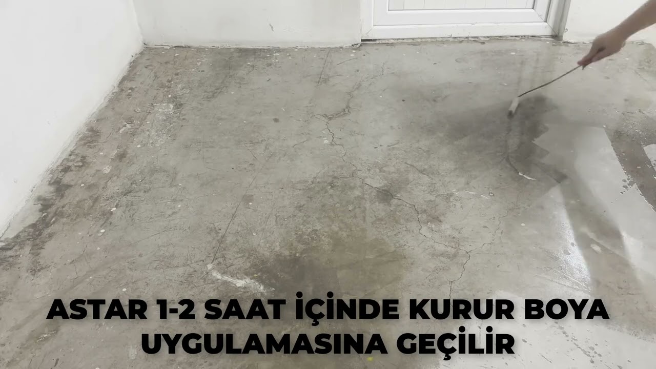 ZEMİN BOYASI UYGULAMA VİDEOSU