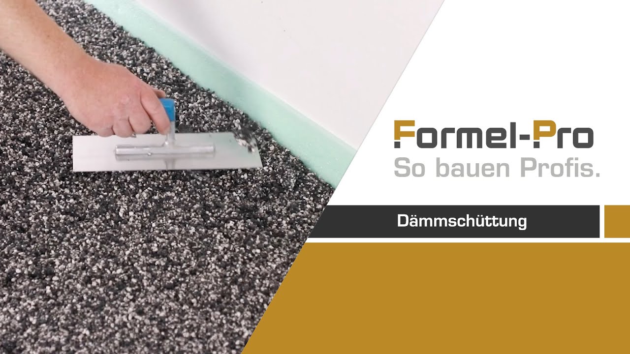 Formel-Pro Dämmschüttung Anwendervideo