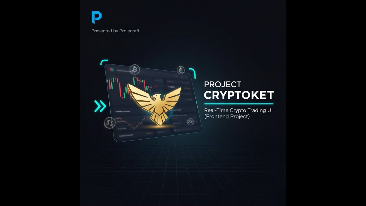 Build a Modern Crypto Trading Dashboard UI (React/Next.js) | PROJECT CRYPTOKET Walkthrough