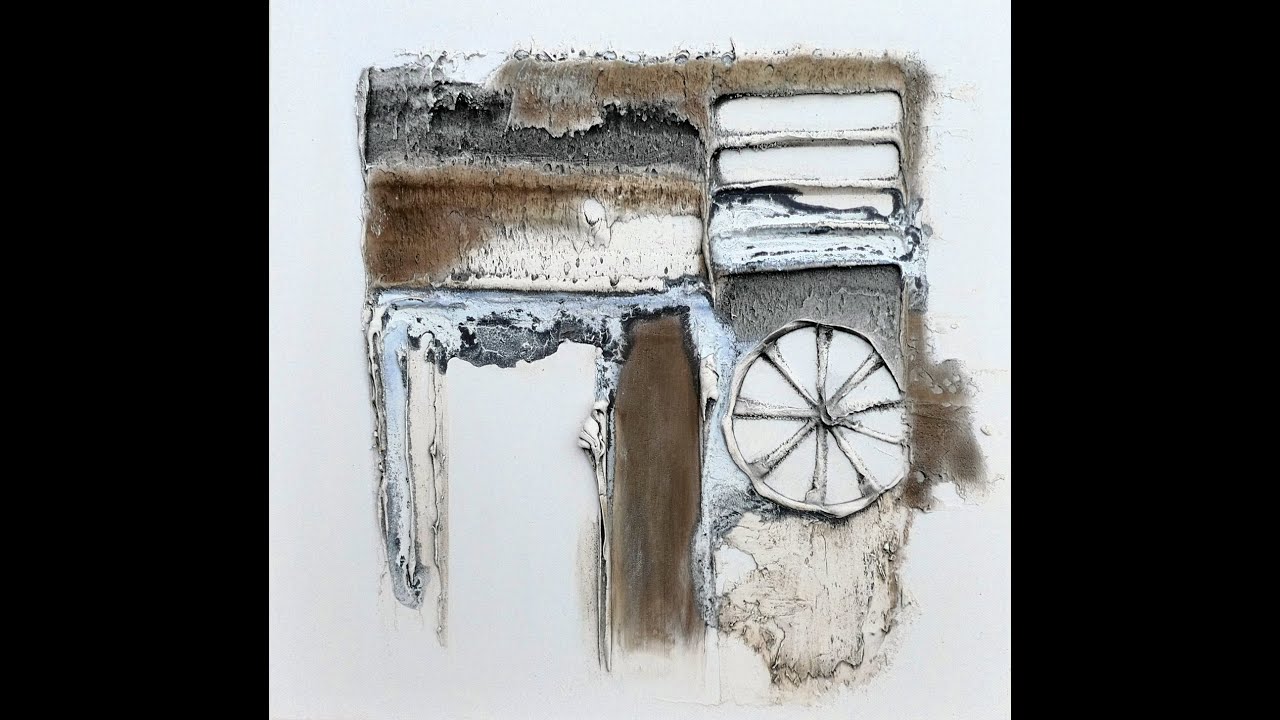 amazing structures with marble powder , Strukturen mit Marmormehl, abstract painting