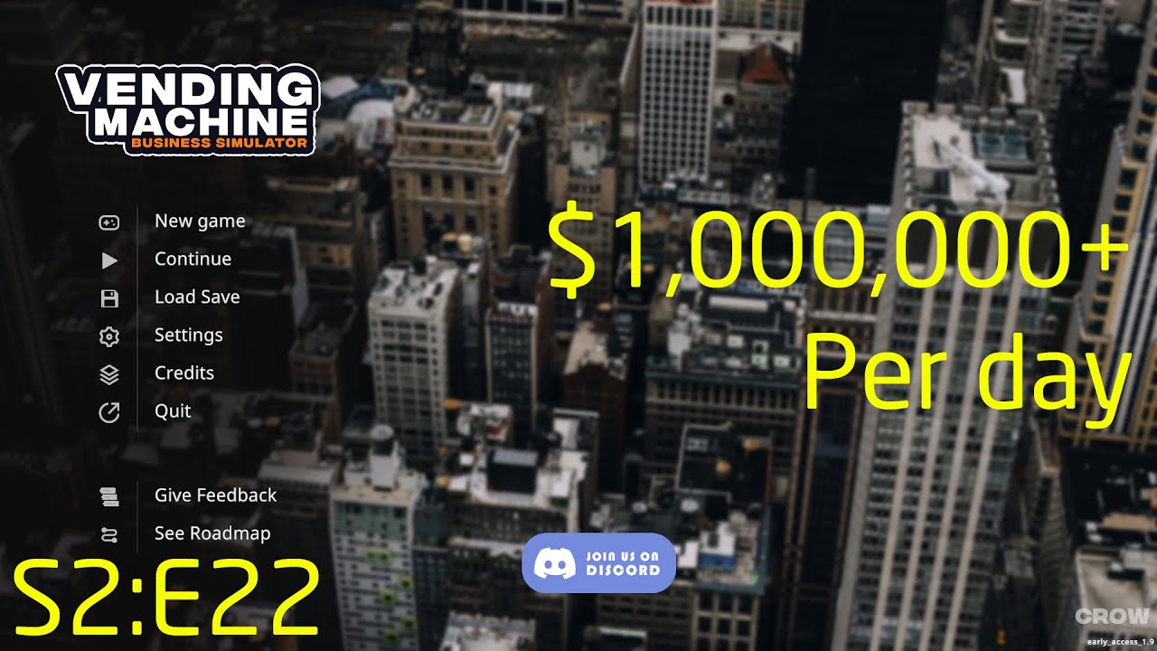 Vending Machine Business Simulator S2E22 - $1,000,000+ Per Day!
