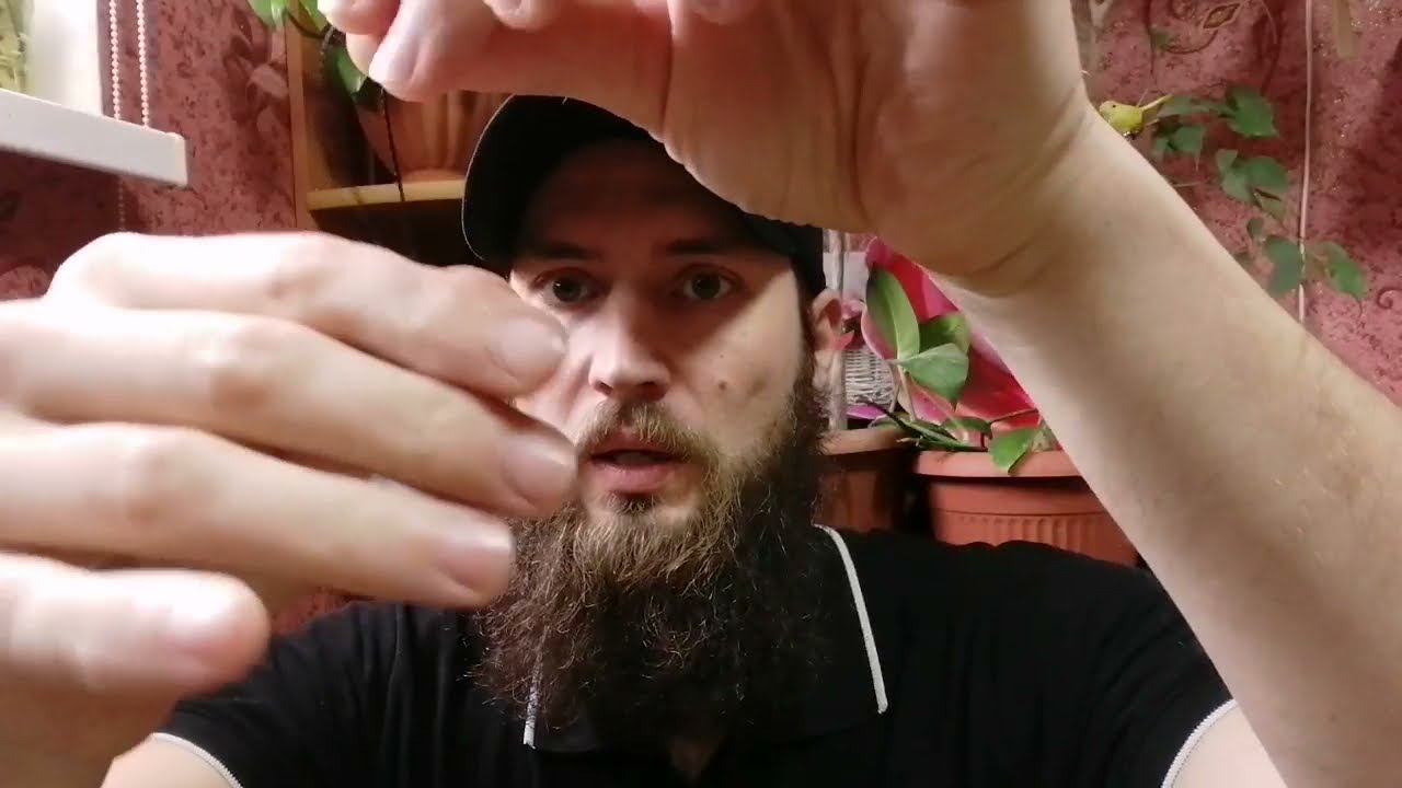 Как надеть бусину на бороду