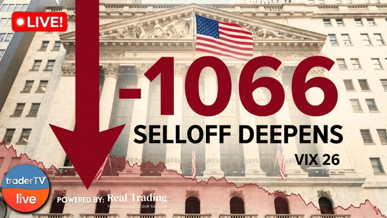 Oil Rips, Dow Tanks 1000🔥$XOM -2% VIX 26 | Live Trading Mar 3