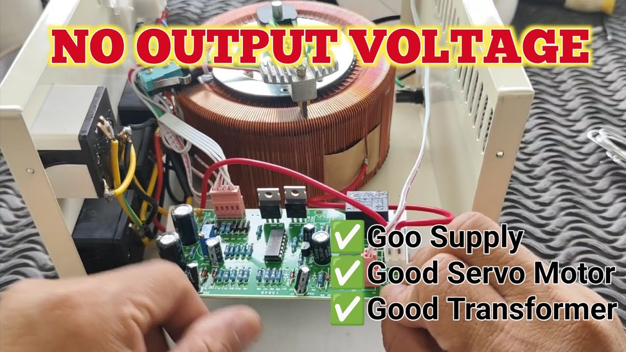 ShGh 1500VA walang output voltage pano ayusin 