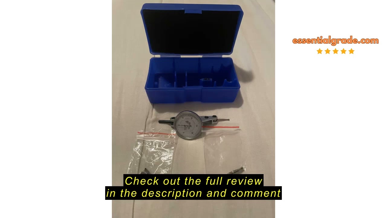 Review Accusize Industrial Tools 0.060'' by 0.0005'' (Range by Graduation) Horizontal Test Indicator