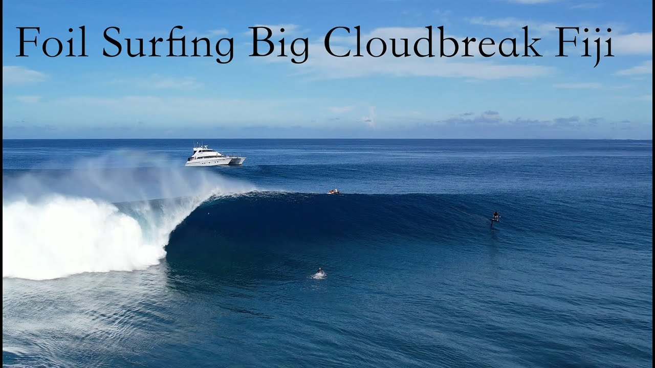 My First Day Ever in Fiji. Foiling big Love Shacks and Cloudbreak