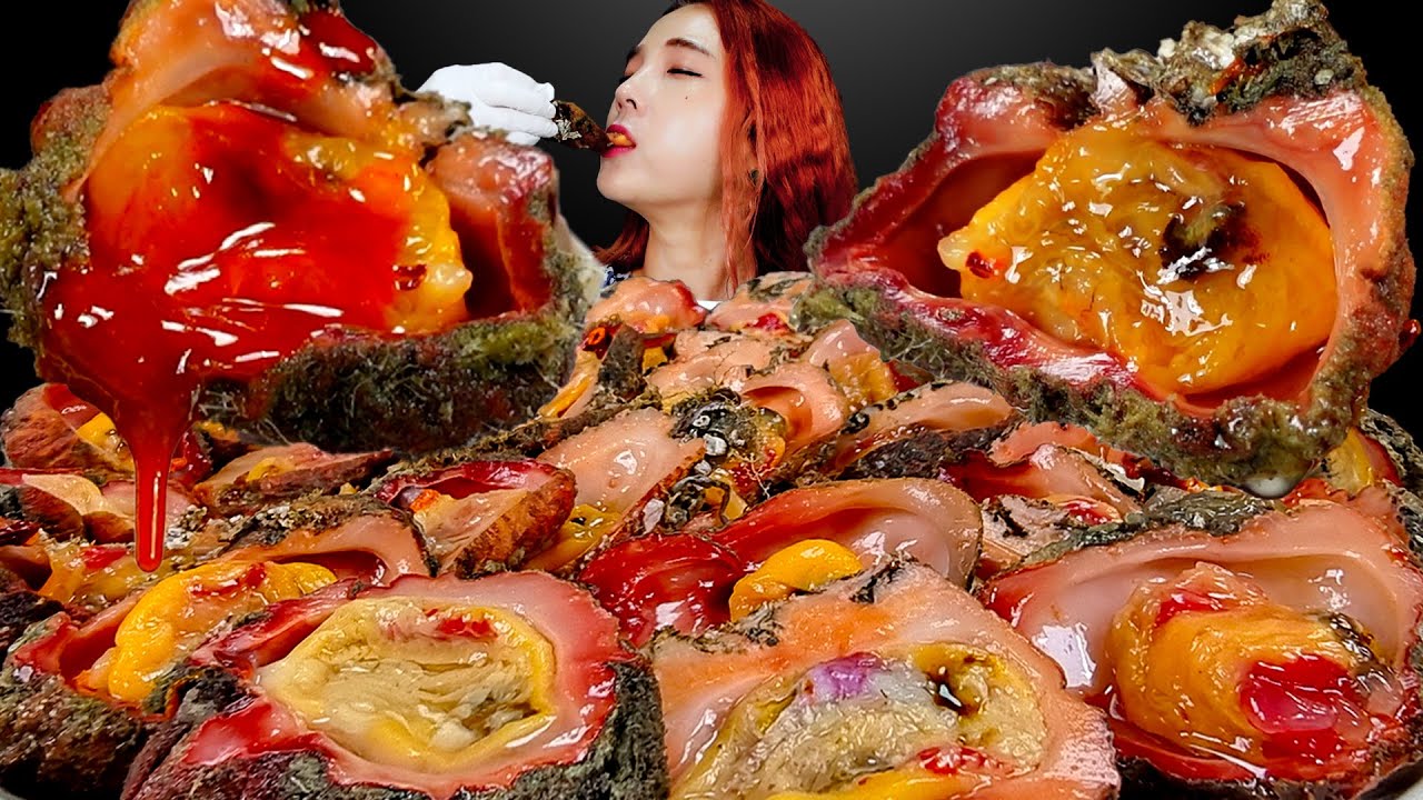 [Mukbang]🌊자연산 돌멍게 먹방!😋(멍게의 왕! 돌멍게👍)Sea Pineapple Raw Seafood ASMR | 쎄미