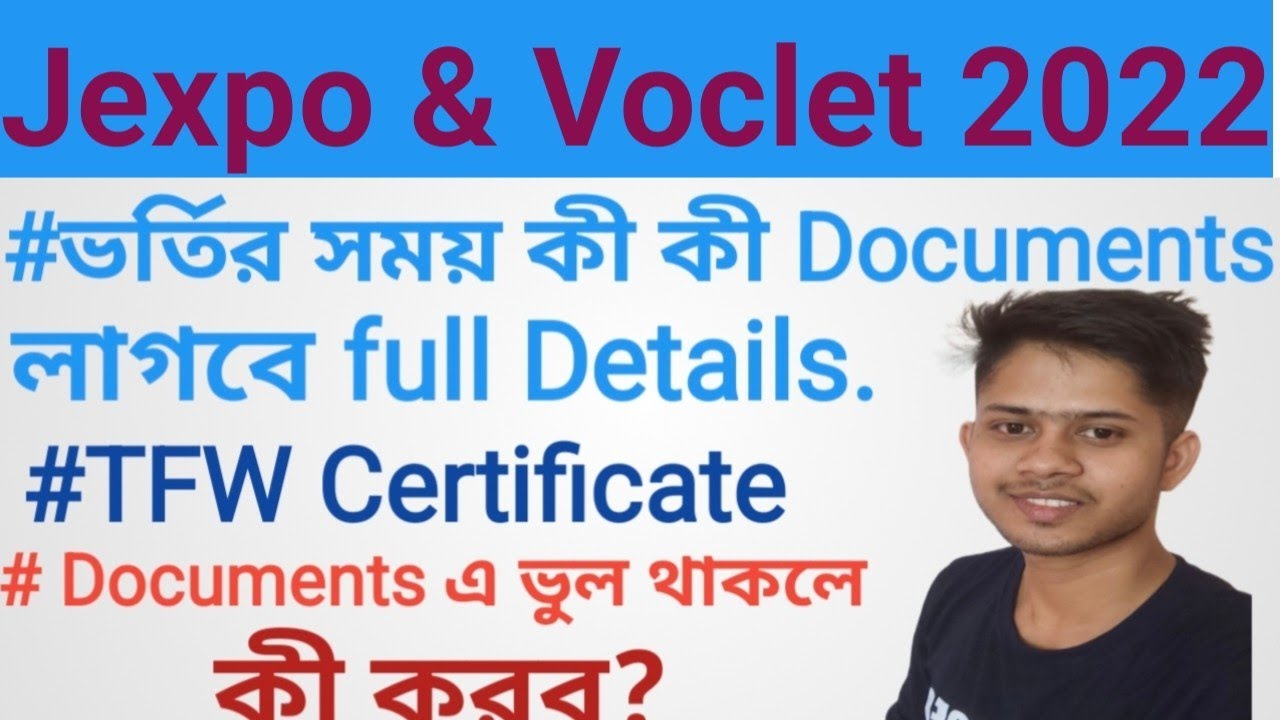 JEXPO 2022 Admission Documents / What Documents to Prepare After Counselling?