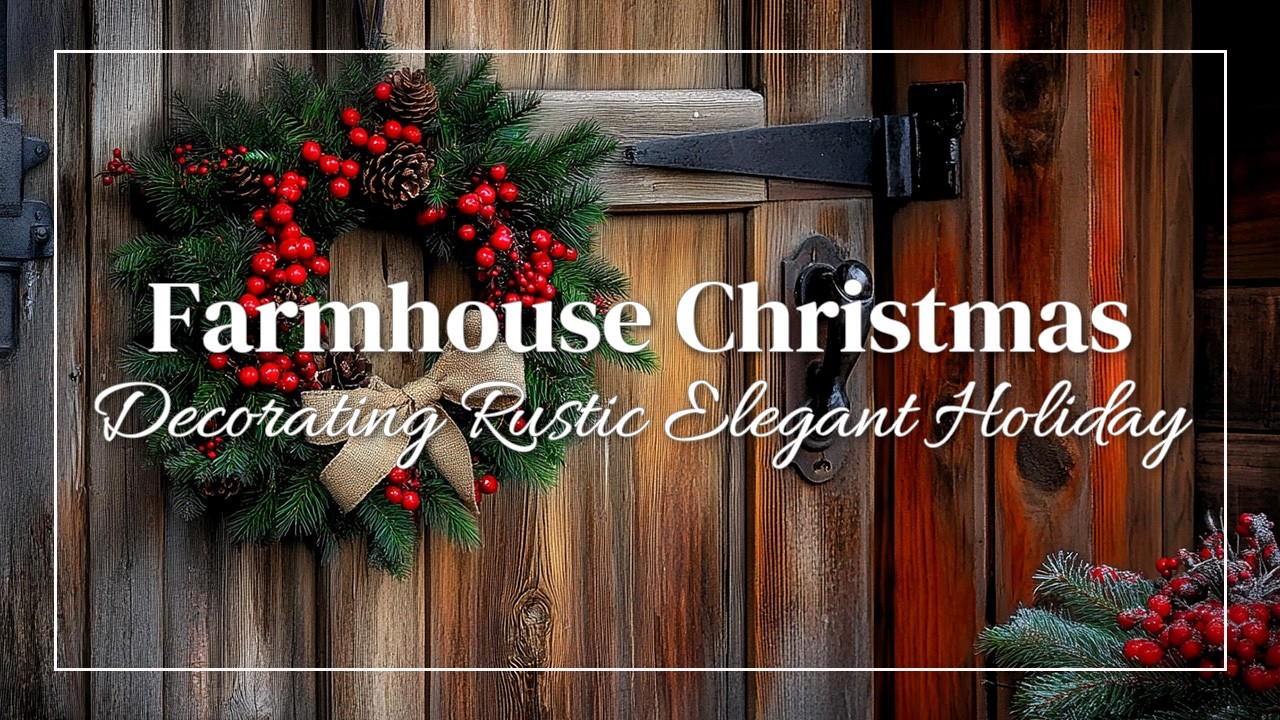 Farmhouse Christmas Decorating Rustic Elegant Holiday Inspiration