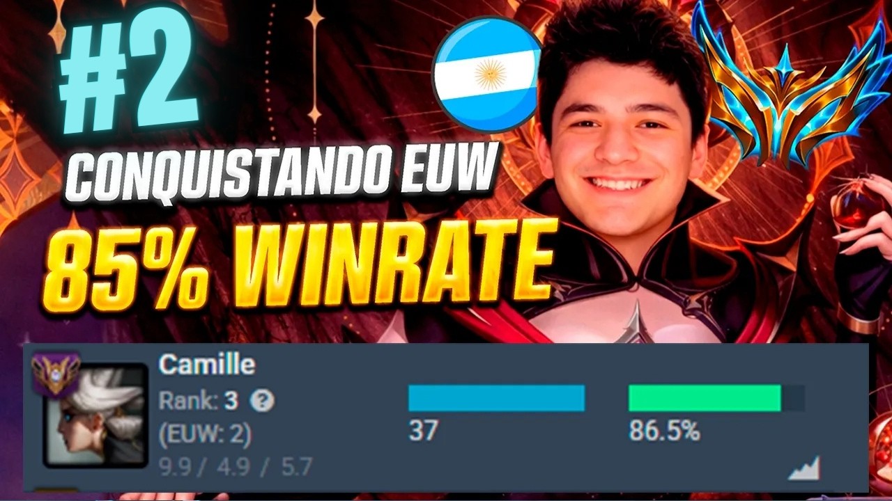 Cuando digan que LATAM no tiene nivel... enviales esta partida ✅| Rank 1 LAS jugando en EUW (sin ms)