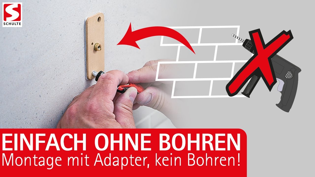 Badewannenaufsatz - Montage ohne Bohren mit Schulte Einfach ohne Bohren
