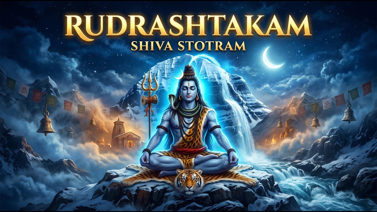 Rudrashtakam | Powerful Shiva Stotram | Devotional Chant for Meditation