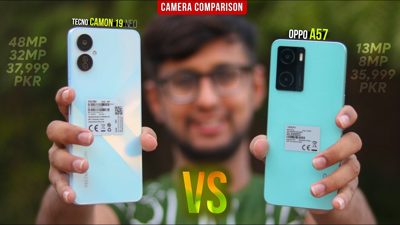 Oppo A57 Vs Tecno Camon 19 Neo Detailed Comparison ⚡ Camera 📸 Comparison, Performance and Much More