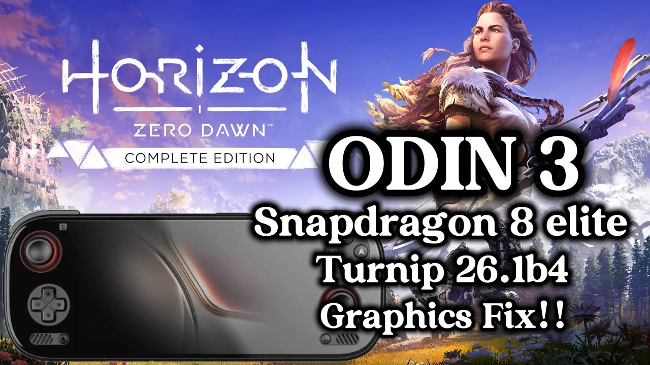 Horizon zero dawn - Odin 3 - Snapdragon 8 elite - android gameplay - Gamehub - Gamefusion 
