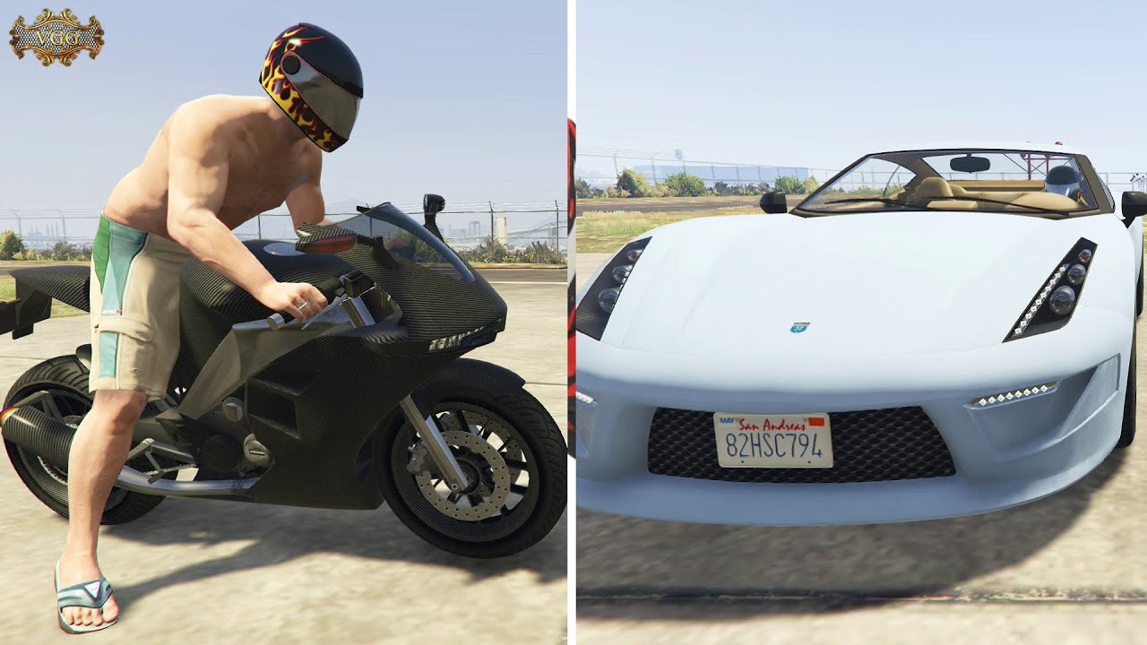 Carbon RS vs Grotti Carbonizarre Drag Race LETS GO!!!!!!! VGG GTA V