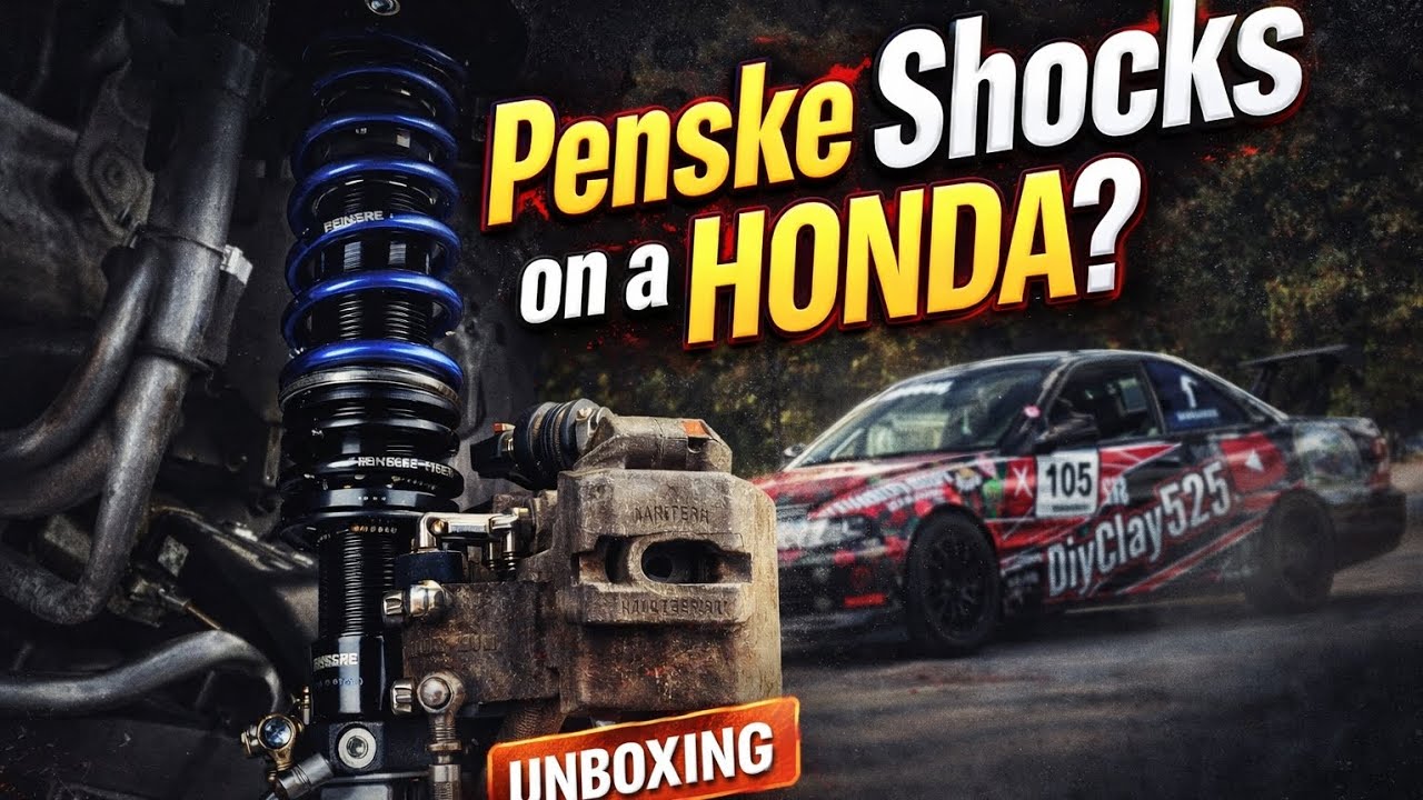 Лучшая подвеска для вашей Honda. Амортизаторы Penske на моей Integra.