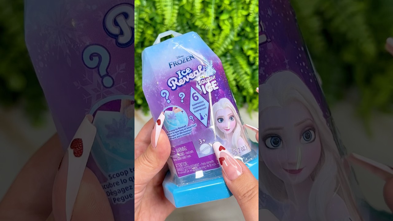 Disney Frozen Ice Reveal ❄️🧊 ASMR [no talking]  #asmrunboxing #toysreview