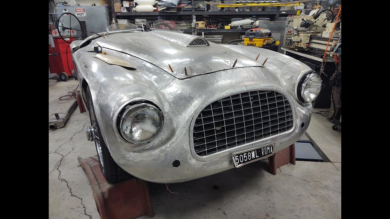 Replica Ferrari 166 Project 1st Engine Run