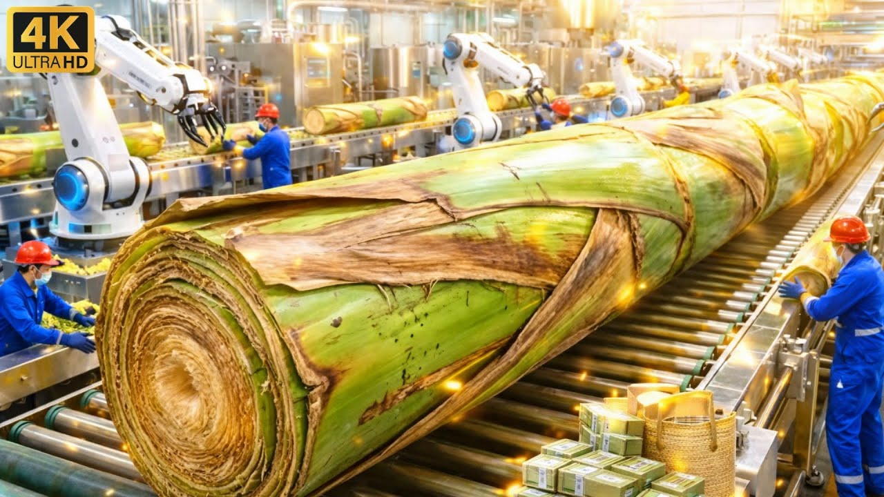 You Won’t Believe What Banana Stems Become 😱 | Seamless System.