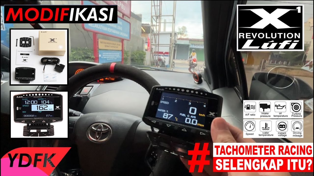 obd Lufi x1 revolution tachometer review | keren dan fungsional wajib punya!