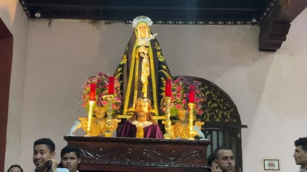 Procesión, Virgen de la Soledad. 3er Domingo de Cuaresma. P2. Sutiaba. 2026. #leon #nicaragua