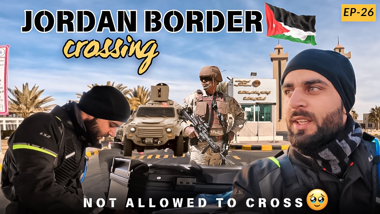 Crossing Saudi-Jordan Border On My Motorcycle || Kashmir To Iraq On Bike || Ep-26 || The Umar