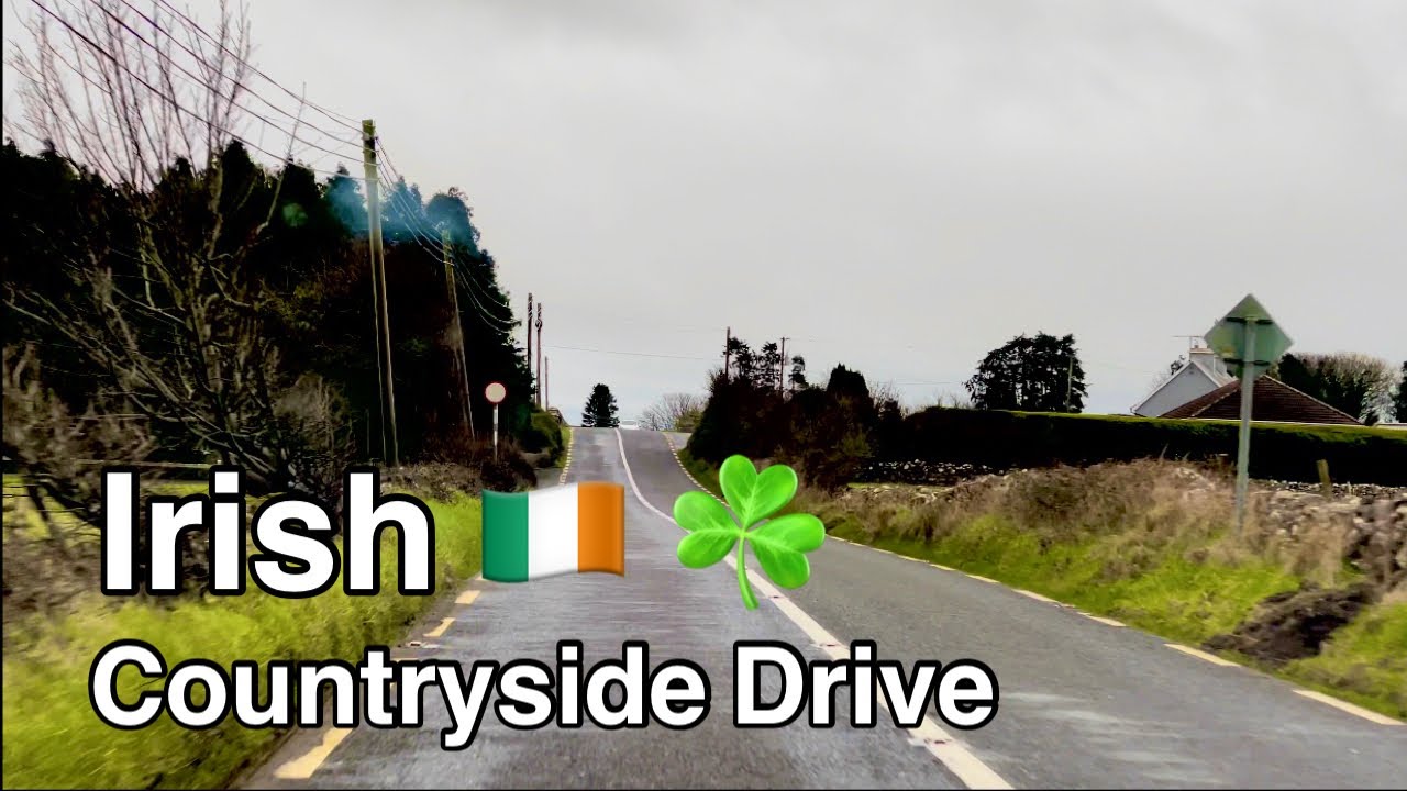 Irish Coutryside Drive Kilmaine,County Mayo, to Headford,County Galway [4K]