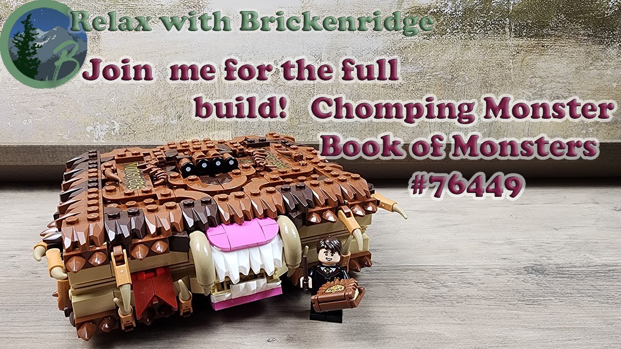 Relaxing Full Build of LEGO Harry Potter™ Chomping Monster Book of Monsters