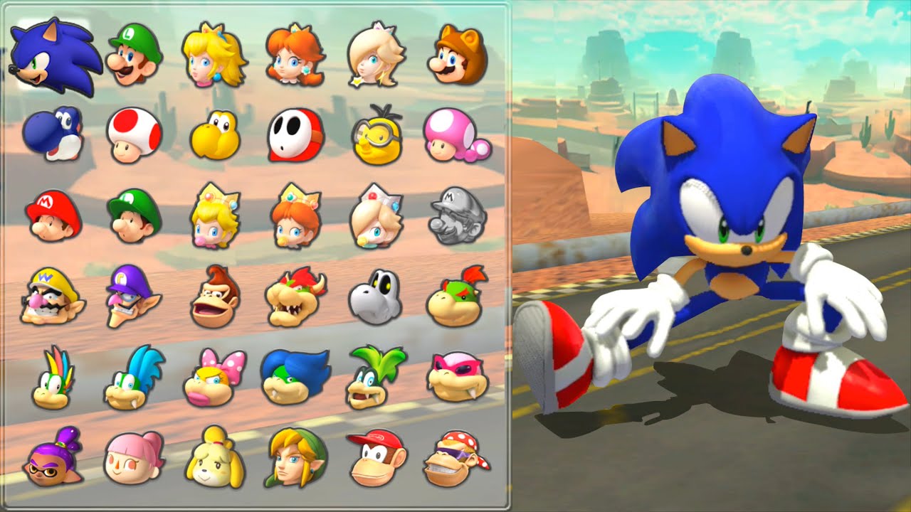 【マリオカート8デラックス】ソニックがまさかの徒歩参戦！爆速で優勝狙えるか！？Nintendo Switch の最高のレーシング ゲーム