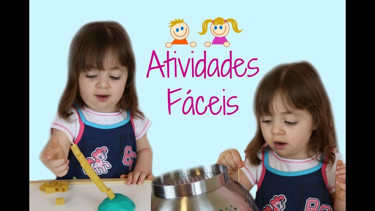 3 ATIVIDADES PARA CRIANÇAS DE 1 - 5 ANOS