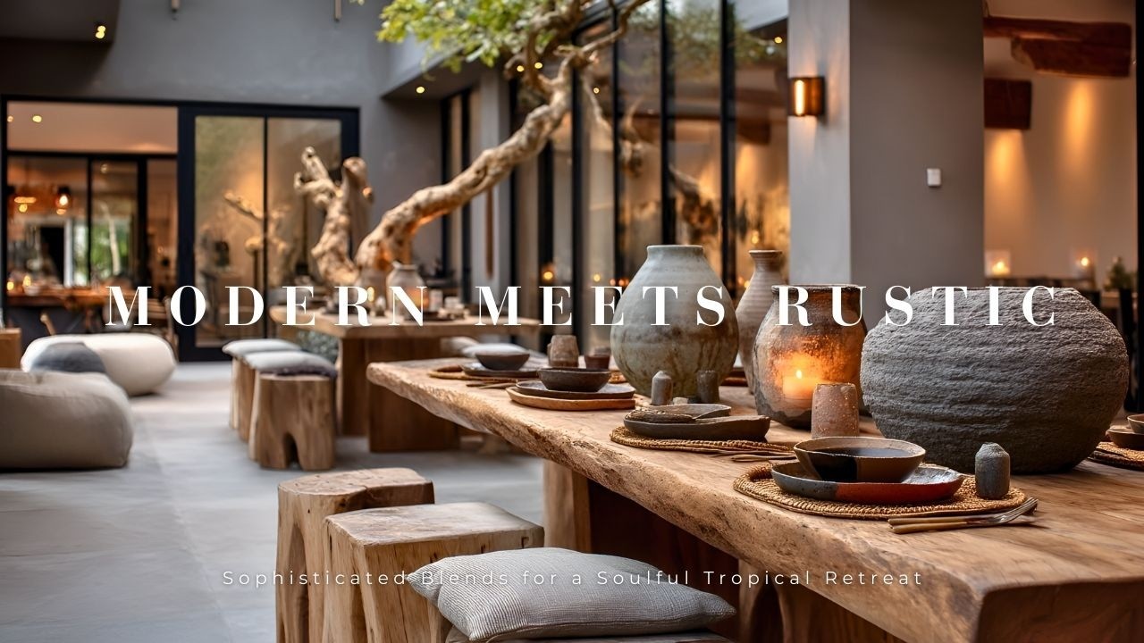 Modern Meets Rustic: 17 Sophisticated Blends for a Soulful Tropical Retreat