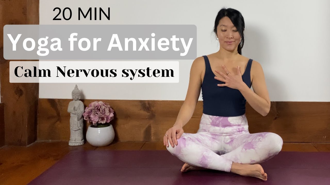 20 Min Yoga for Anxietyㅣ Breathing Exercises with Gentle Yoga Poses to Calm Your Nervous System