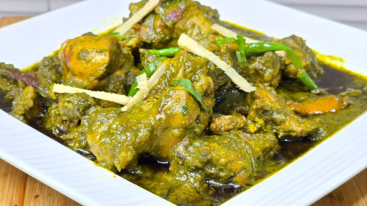 Iron-Rich Healthy & Masaledar Chicken Curry Recipe | Restaurant Style Curry | Palak Chicken Recipe 