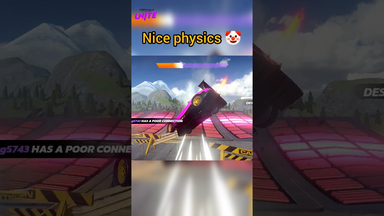 Asphalt Unite Legends| RIP Physics 🤡| Multiplayer| #asphalt #asphaltlegendsunite #asphalt9 #shorts
