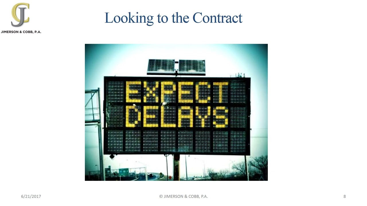 Construction Delays  What They Are