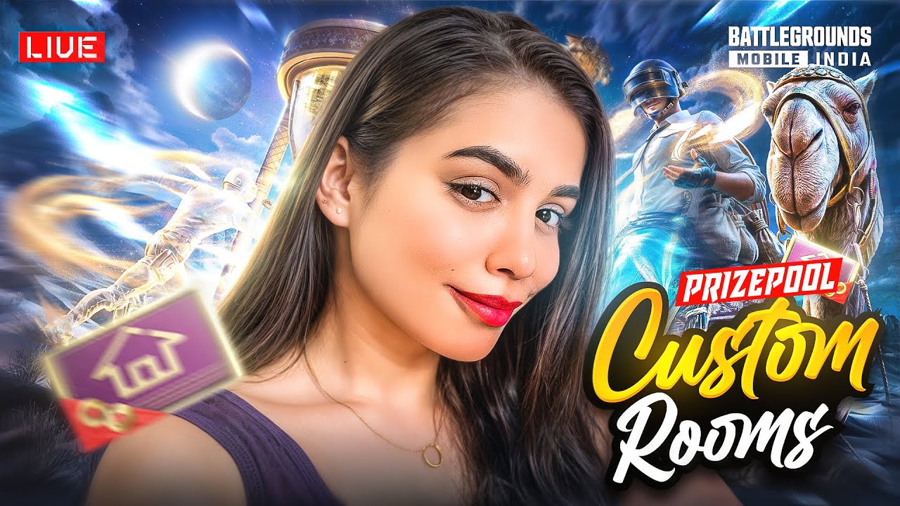 PRIZE POOL CUSTOM ROOM LIVE | BGMI LIVE IN KANNADA #girlgamer  #customroomlive  #bgmilive