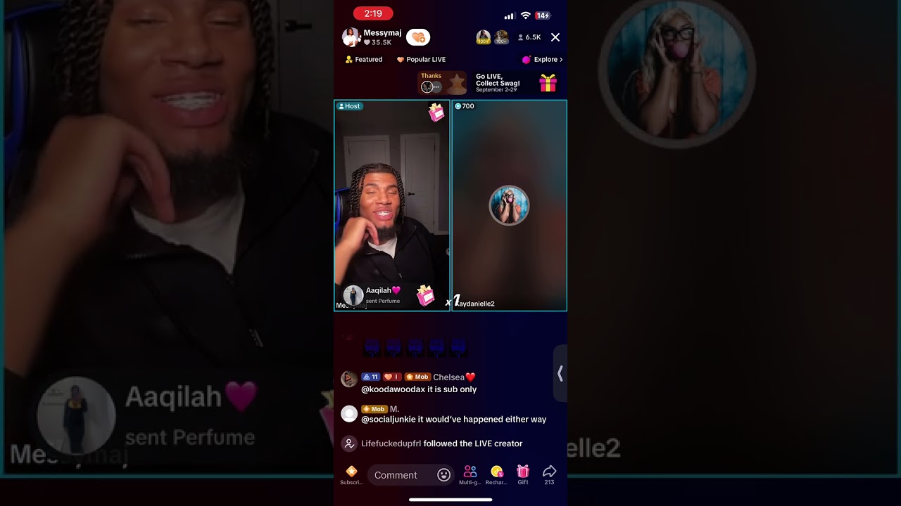 NADIA AND KAY NOT FRIENDS NOMORE MESSYMAJ LIVE