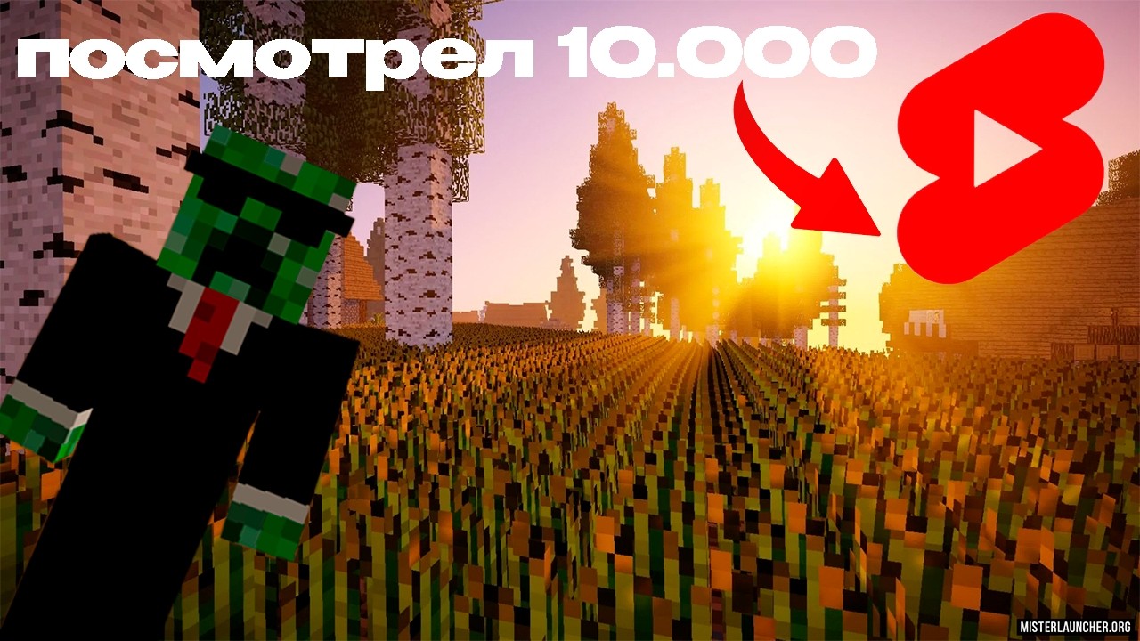ПОСМОТРЕЛ 1000 YouTube Shorts