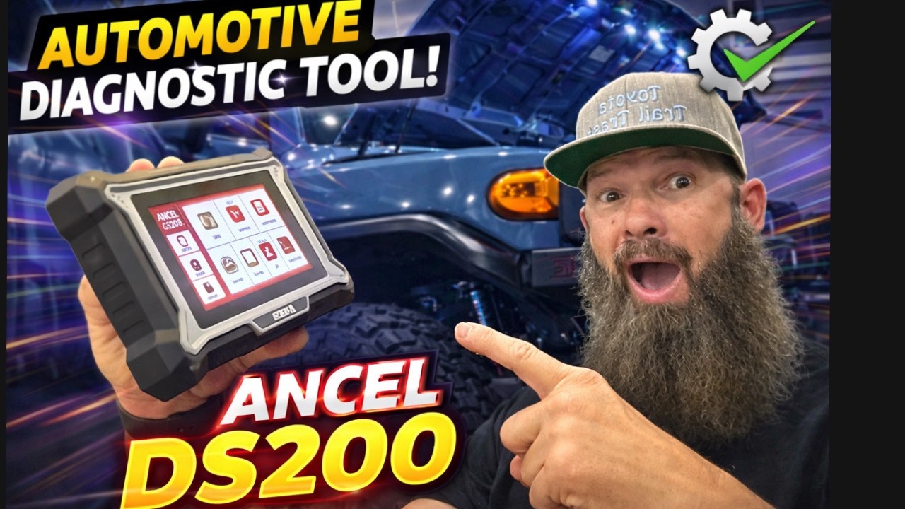 Обзор автомобильного диагностического инструмента ANCEL DS200 | Просканируйте свой Toyota FJ Crui...