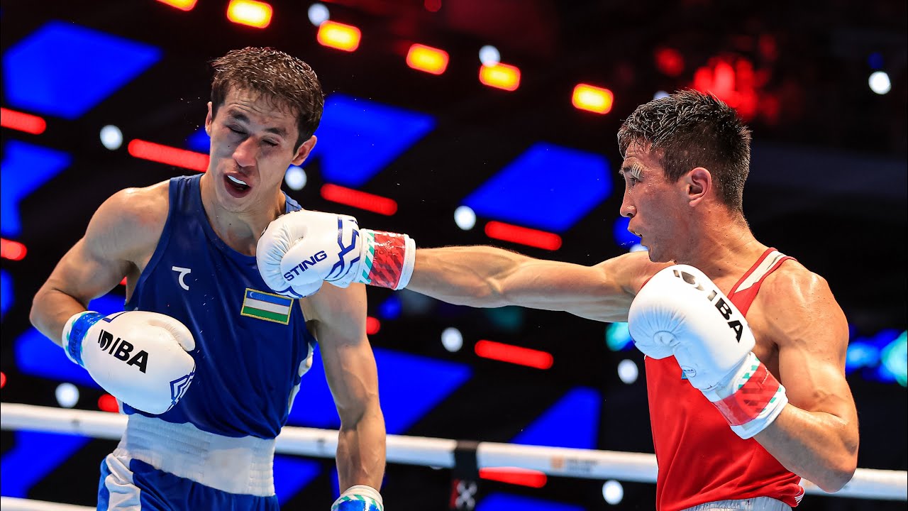 Makhmud Sabyrkhan (KAZ) vs. Oybek Jurayev (UZB) IBA World Boxing Championships 2023 Final (54kg)